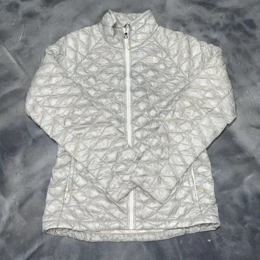 The North Face Thermoball Primaloft Light Puffer Jacket Women's SZ M Gray